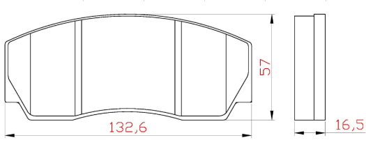 Yellow Speed Racing High Performance Street Rear Brake Pads