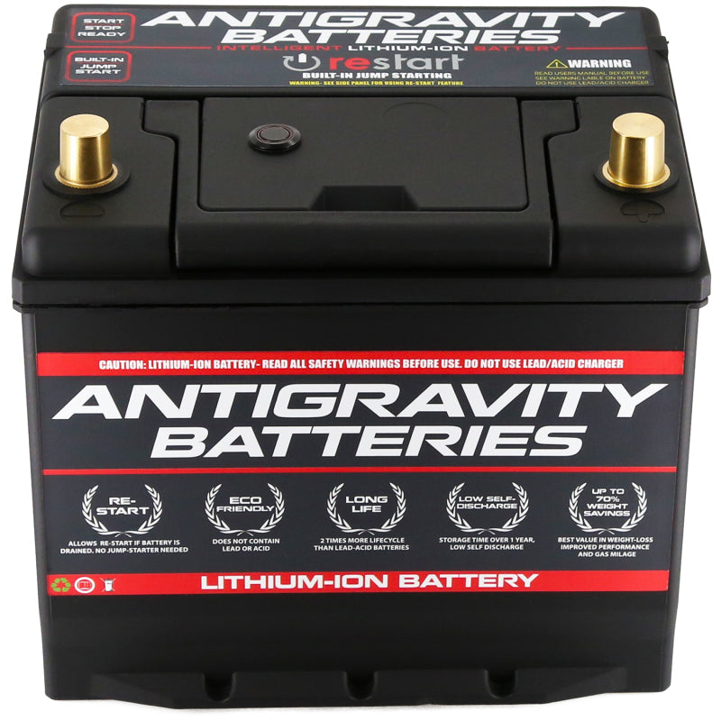 Antigravity Batteries Antigravity Group 24 Lithium Car Battery w/Re-Start AG-24-60-RS