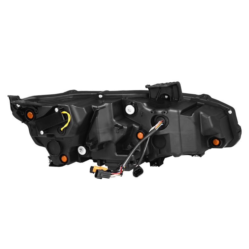 AlphaRex 16-21 Honda Civic NOVA-Series LED Proj Headlights Alpha-Black w/Actv Lgt & Seq.Sig / SB DRL 880492