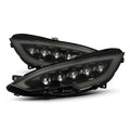 AlphaRex 12-21 Tesla Model S NOVA LED Proj Headlights Alpha-Black w/Actv Light & Seq.Sig / SB DRL 880878