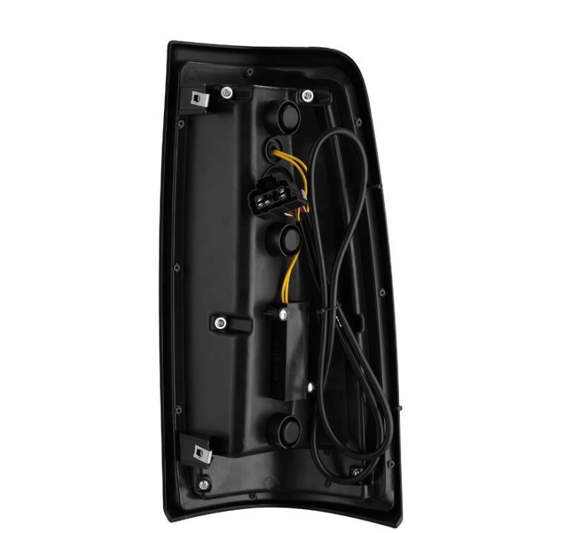 AlphaRex 99-06 Chevrolet Silverado/99-06 GMC Sierra LUXX-Series LED Tail Lights - Black/Red 620007
