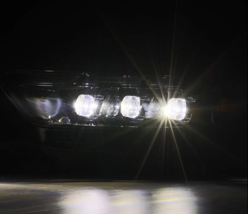 AlphaRex 15-17 Ford Mustang NOVA LED Proj Headlights Alpha Black w/Activ Light/Seq Signal/Switch DRL 880261