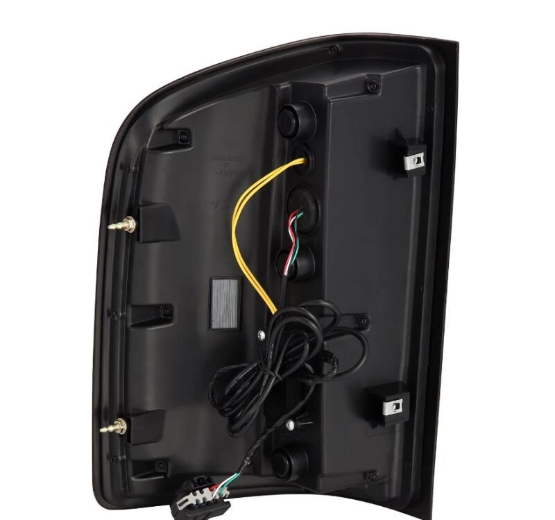 AlphaRex 07-14 Chevrolet Silverado 1500/2500HD/3500HD Luxx-Series LED Tail Lights Blk w/Smoked Lens 620080