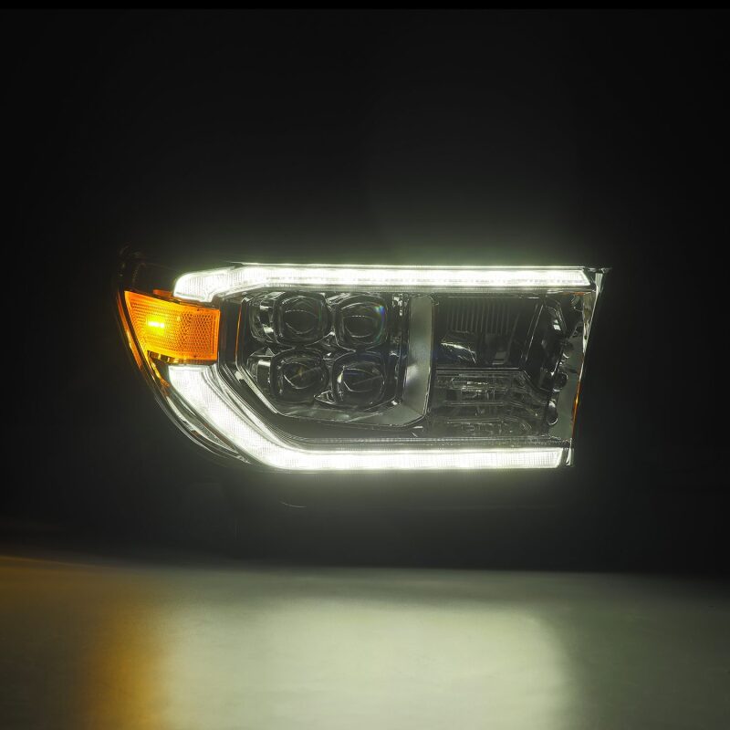 AlphaRex 07-13 Toyota Tundra / 08-17 Sequoia NOVA LED Proj HL Chrome w/Actv Light Seq. Sig + DRL 880819