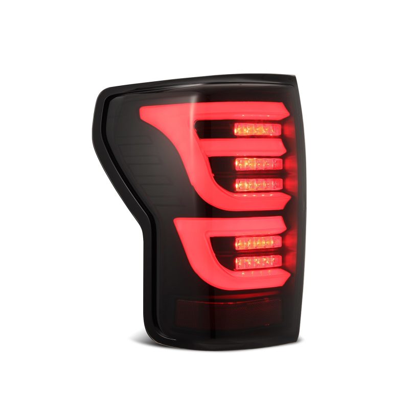 AlphaRex 07-13 Toyota Tundra LUXX-Series LED Tail Lights Black 670030