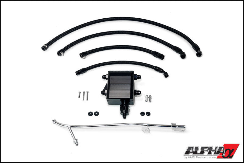 AMS Performance 2009+ Nissan GT-R R35 Alpha Air Oil Separator ALP.07.04.0023-1