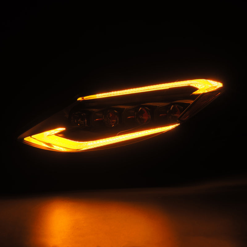 AlphaRex 23-24 Nissan Z NOVA-Series LED Projector Headlights Alpha-Blk w/Activation Light & Seq.Sig 880494