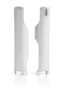 Acerbis 04-07 Honda CR/ 06-17 CRF250R/ CRF450R Lower Fork Cover Set - White 2113710002