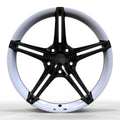 Dual-patch color wheels for Tesla Model 3/S/Y/X (custom colors available)