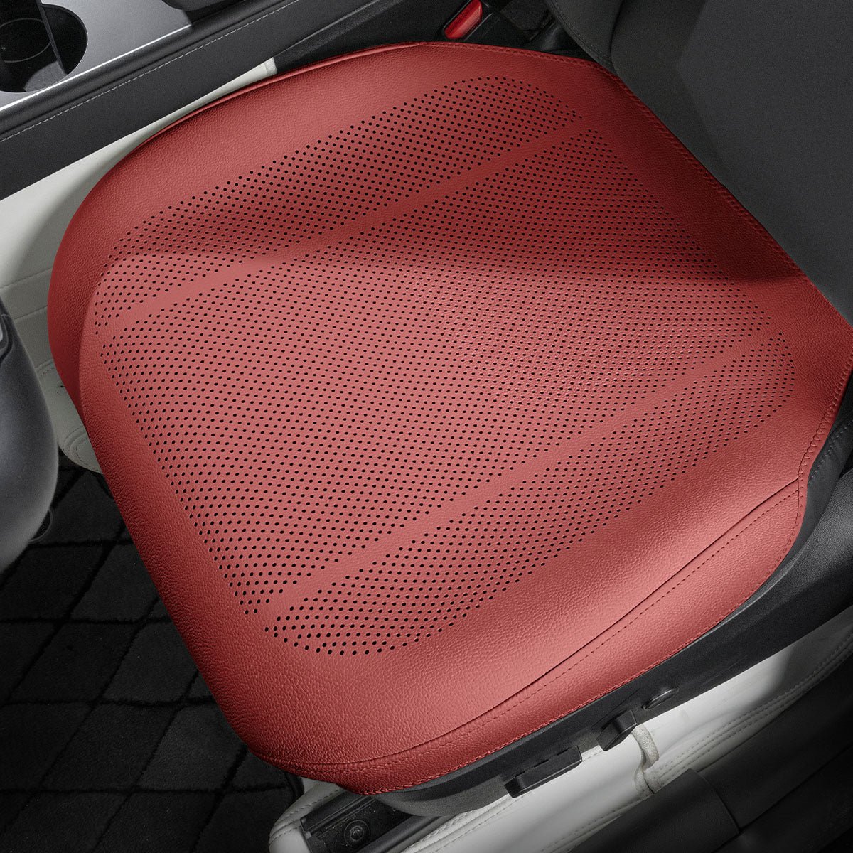 All-Wheather Nappa Leather Car Seat Covers for Tesla Model 3/Y/S/X