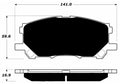 Porterfield Brake Pads for 2004 LEXUS RX 330