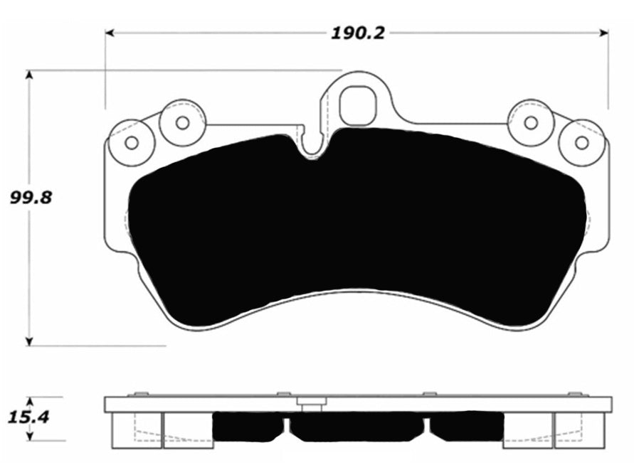 Porterfield Brake Pads for 2005 PORSCHE CAYENNE w/330mm Front Rotor