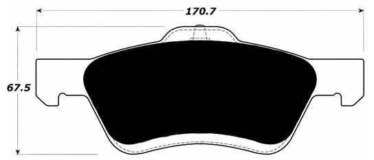 Porterfield Brake Pads for 2011 FORD ESCAPE Hybrid