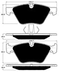 Porterfield Brake Pads for 2010 BMW Z4 sDrive30i