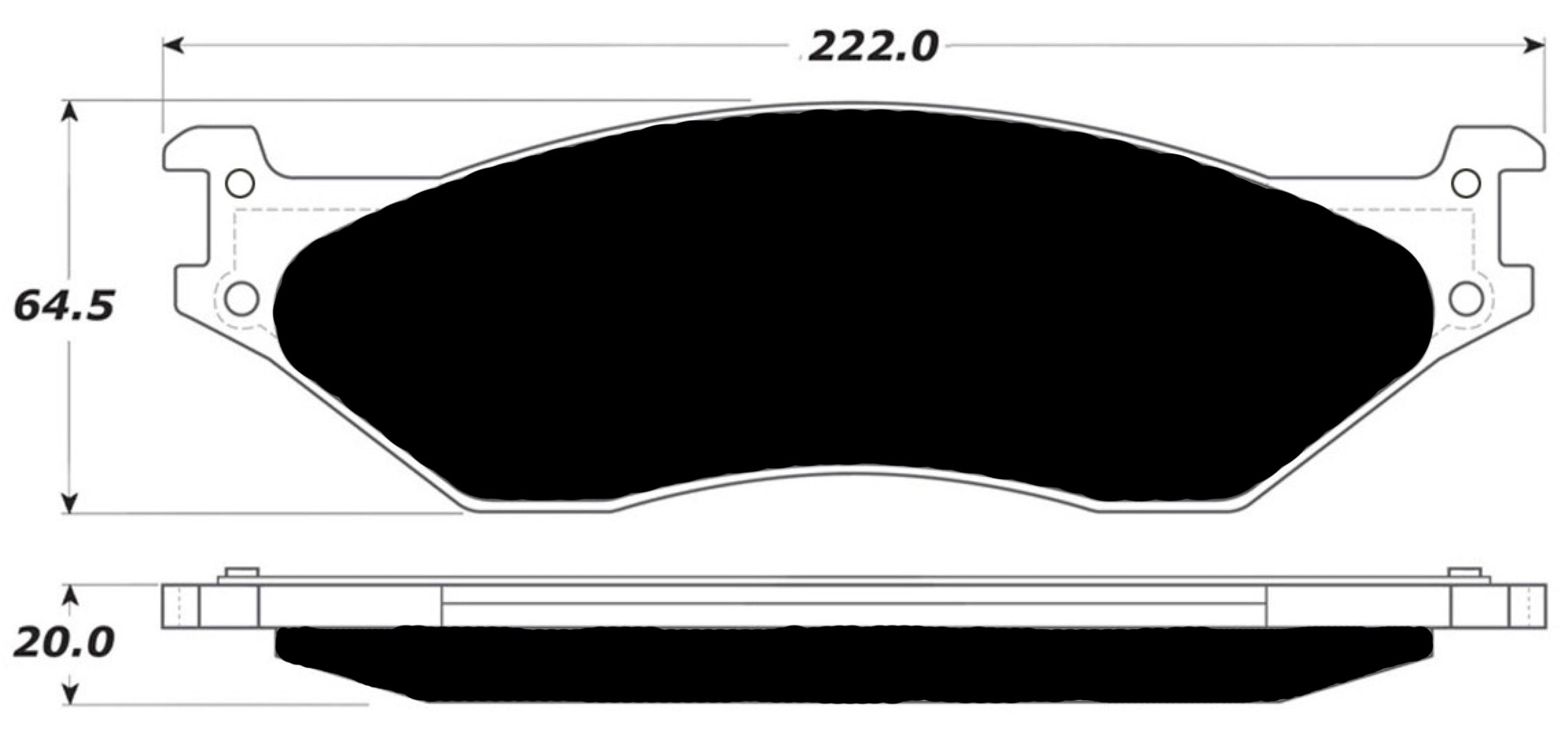 Porterfield Brake Pads for 2006 FORD F450 Super Duty