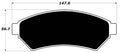 Porterfield Brake Pads for 2005 PONTIAC GRAND PRIX