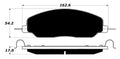 Porterfield Brake Pads for 2006 FORD MUSTANG V6
