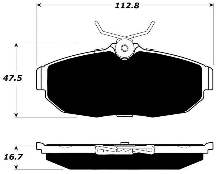 Porterfield Brake Pads for 2006 FORD MUSTANG V6