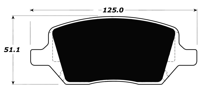 Porterfield Brake Pads for 2009 PONTIAC MONTANA
