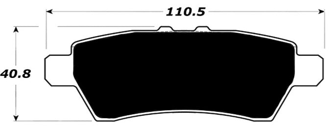 Porterfield Brake Pads for 2011 NISSAN PATHFINDER V8