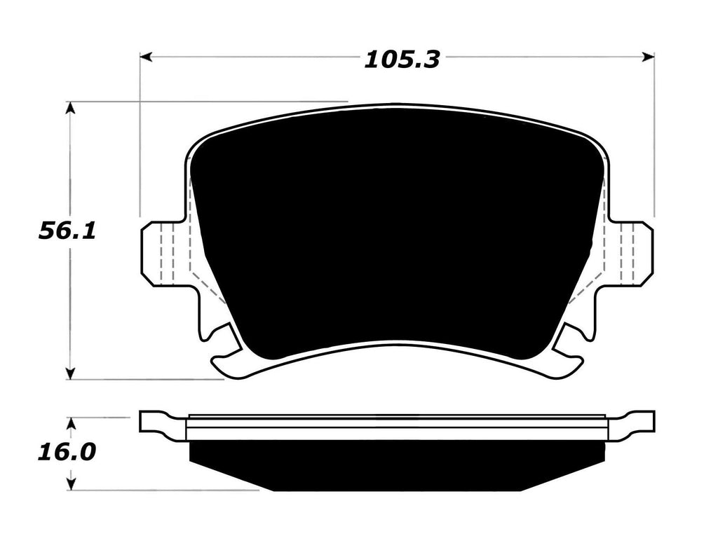 Porterfield Brake Pads for 2006 AUDI A4 Quattro - 3.2L Sedan