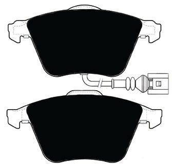 Porterfield Brake Pads for 2014 AUDI TT Quattro-TTS 340mm Front Disc