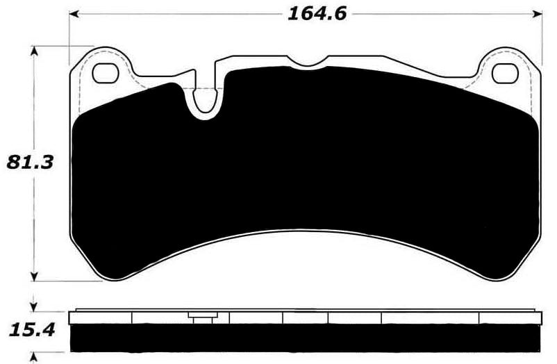 Porterfield Brake Pads for 2005 MERCEDES-BENZ CLK55 AMG