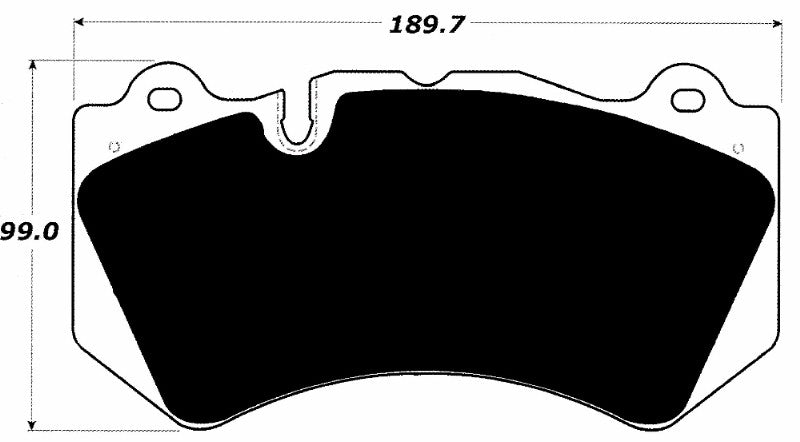 Porterfield Brake Pads for 2008 FERRARI F430 Scuderia