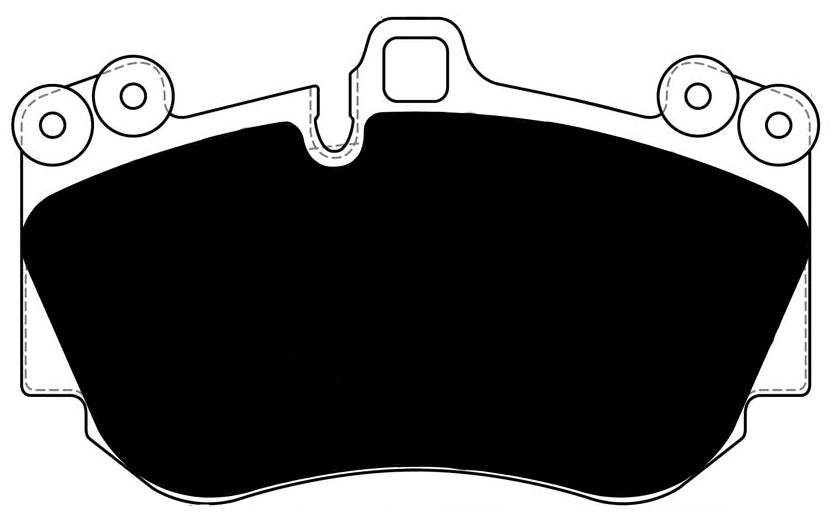 Porterfield Brake Pads for 2009 PORSCHE CAYENNE w/380mm Front Rotor