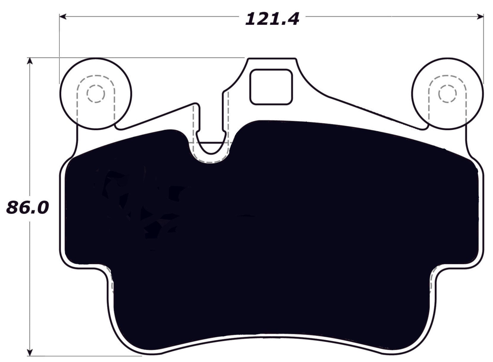 Porterfield Brake Pads for 2011 PORSCHE 911 GTS w/Iron Discs