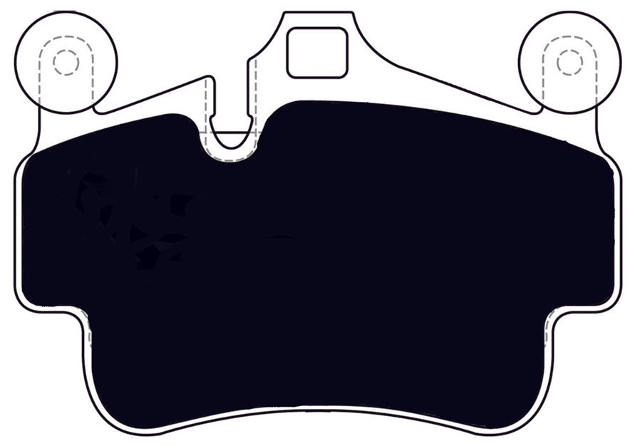 Porterfield Brake Pads for 2011 PORSCHE 911 GTS w/Iron Discs