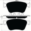 Porterfield Brake Pads for 2003 BENTLEY CONTINENTAL