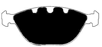 Porterfield Brake Pads for 2010 BMW M6 - w/ Iron Discs