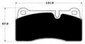 Porterfield Brake Pads for 1996 LAMBORGHINI DIABLO