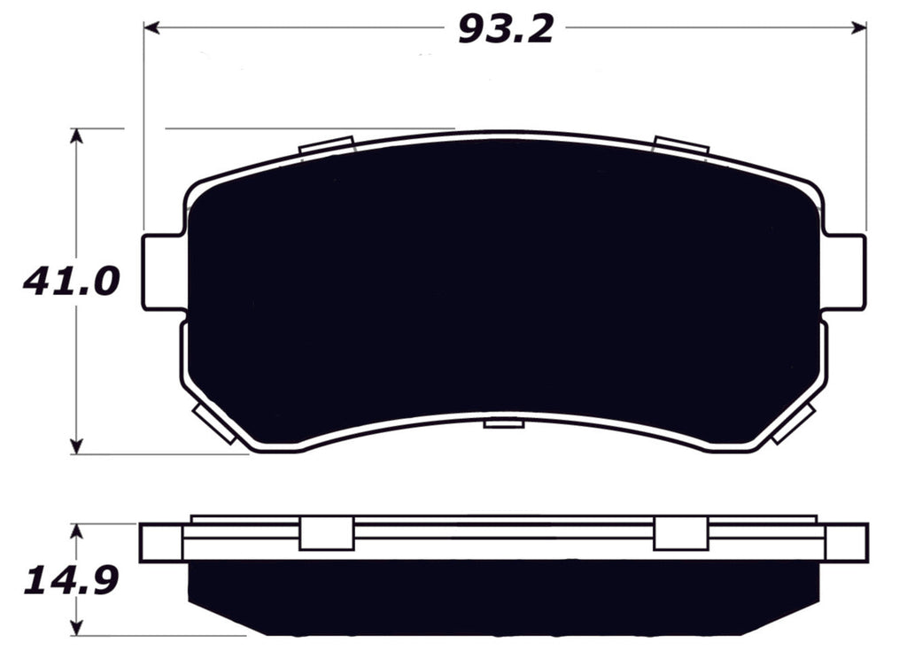 Porterfield Brake Pads for 2012 KIA FORTE 2.4L