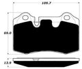 Porterfield Brake Pads for 2007 FERRARI 430