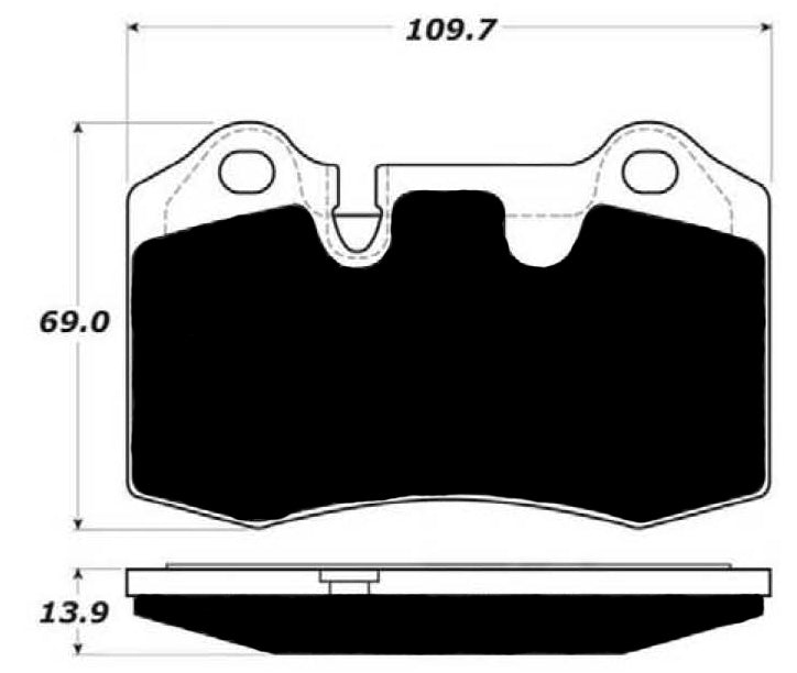 Porterfield Brake Pads for 2007 FERRARI 430