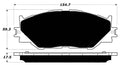 Porterfield Brake Pads for 2006 LEXUS IS 250