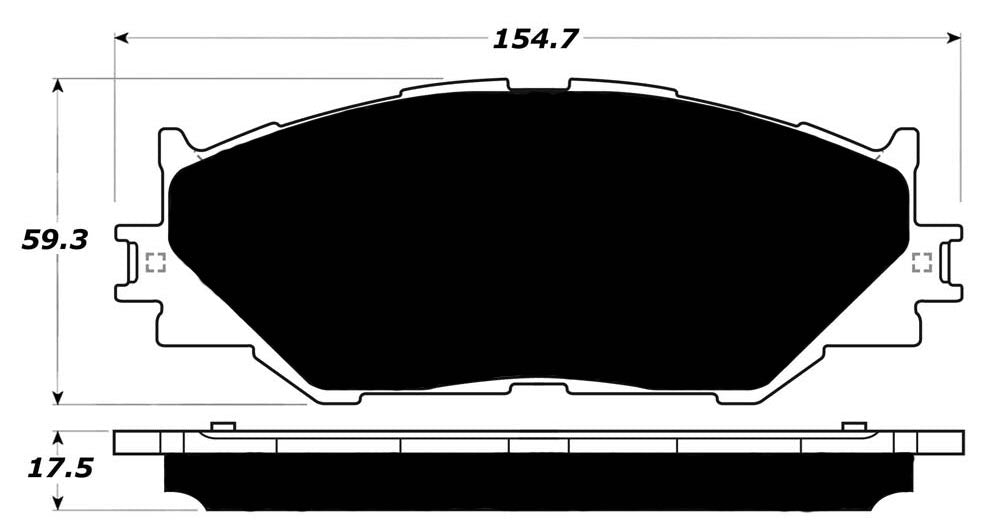 Porterfield Brake Pads for 2006 LEXUS IS 250