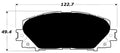 Porterfield Brake Pads for 2012 TOYOTA PRIUS