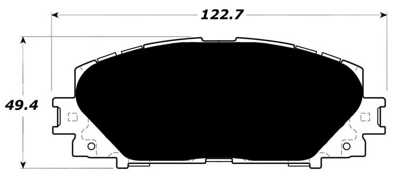 Porterfield Brake Pads for 2017 TOYOTA PRIUS