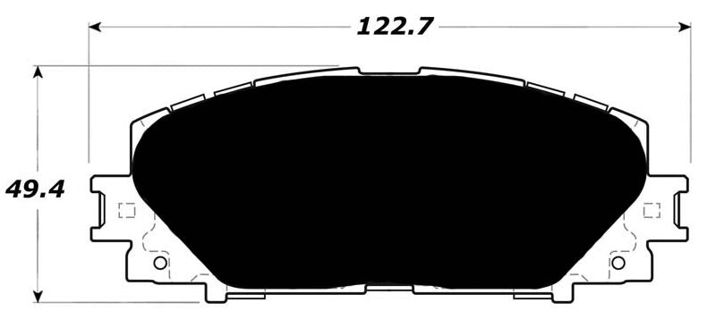 Porterfield Brake Pads for 2007 TOYOTA YARIS R/Drums
