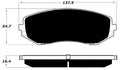 Porterfield Brake Pads for 2006 SUZUKI GRAND VITARA