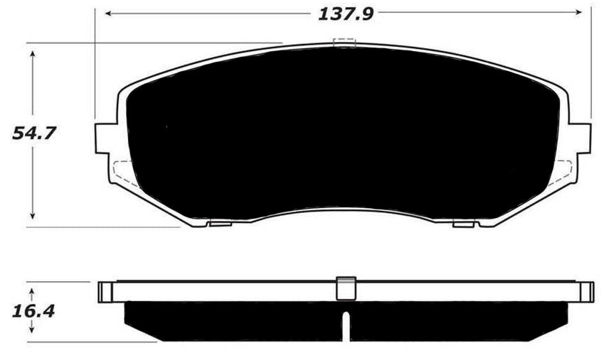 Porterfield Brake Pads for 2009 SUZUKI GRAND VITARA