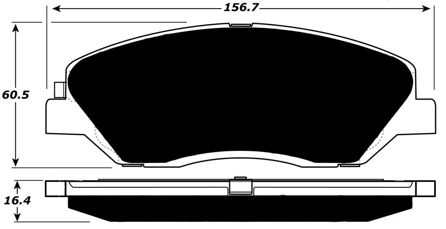Porterfield Brake Pads for 2014 HYUNDAI SANTA FE V6 2WD