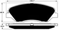 Porterfield Brake Pads for 2009 KIA SEDONA