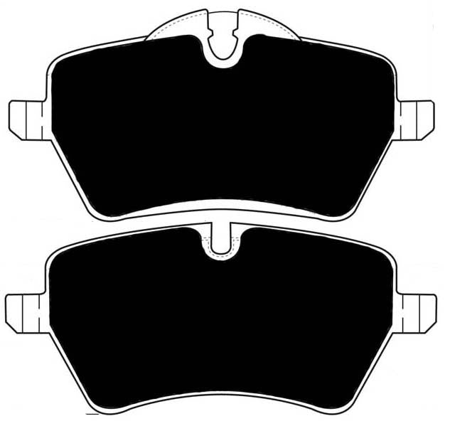 Porterfield Brake Pads for 2008 MINI Coupe w/JCW