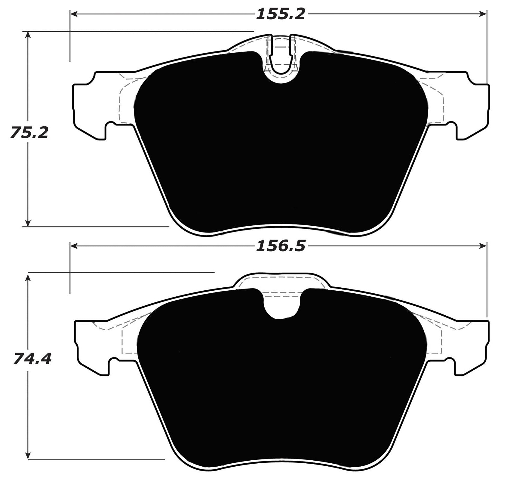 Porterfield Brake Pads for 2016 VOLVO S60 w/ 316mm Front DISC (Cross Country Models)
