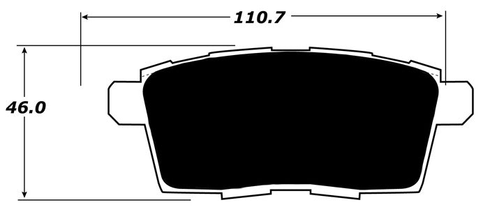 Porterfield Brake Pads for 2010 MAZDA CX-9