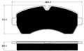 Porterfield Brake Pads for 2010 FREIGHTLINER SPRINTER 3500